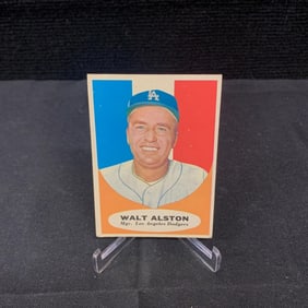Walt Alston 1961 Topps Baseball Card