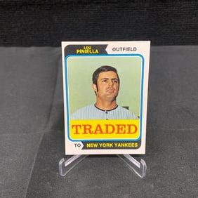 Lou Piniella 1974 Topps Baseball Card