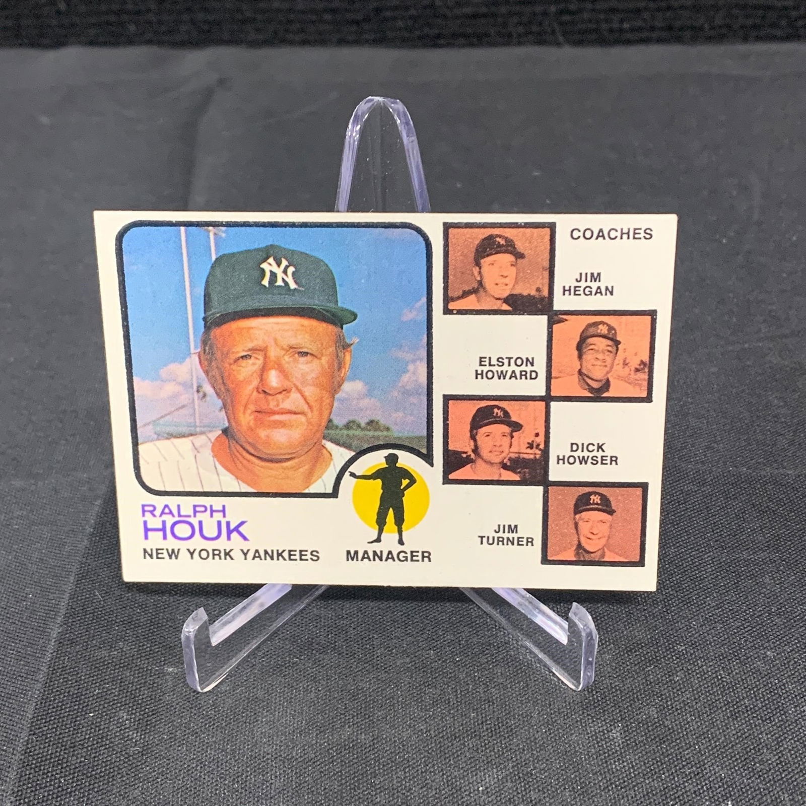 Ralph Houk 1973 Topps Baseball Card (1 of 2)