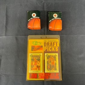 1991 Basketball Draft Pick Cards NIB +
