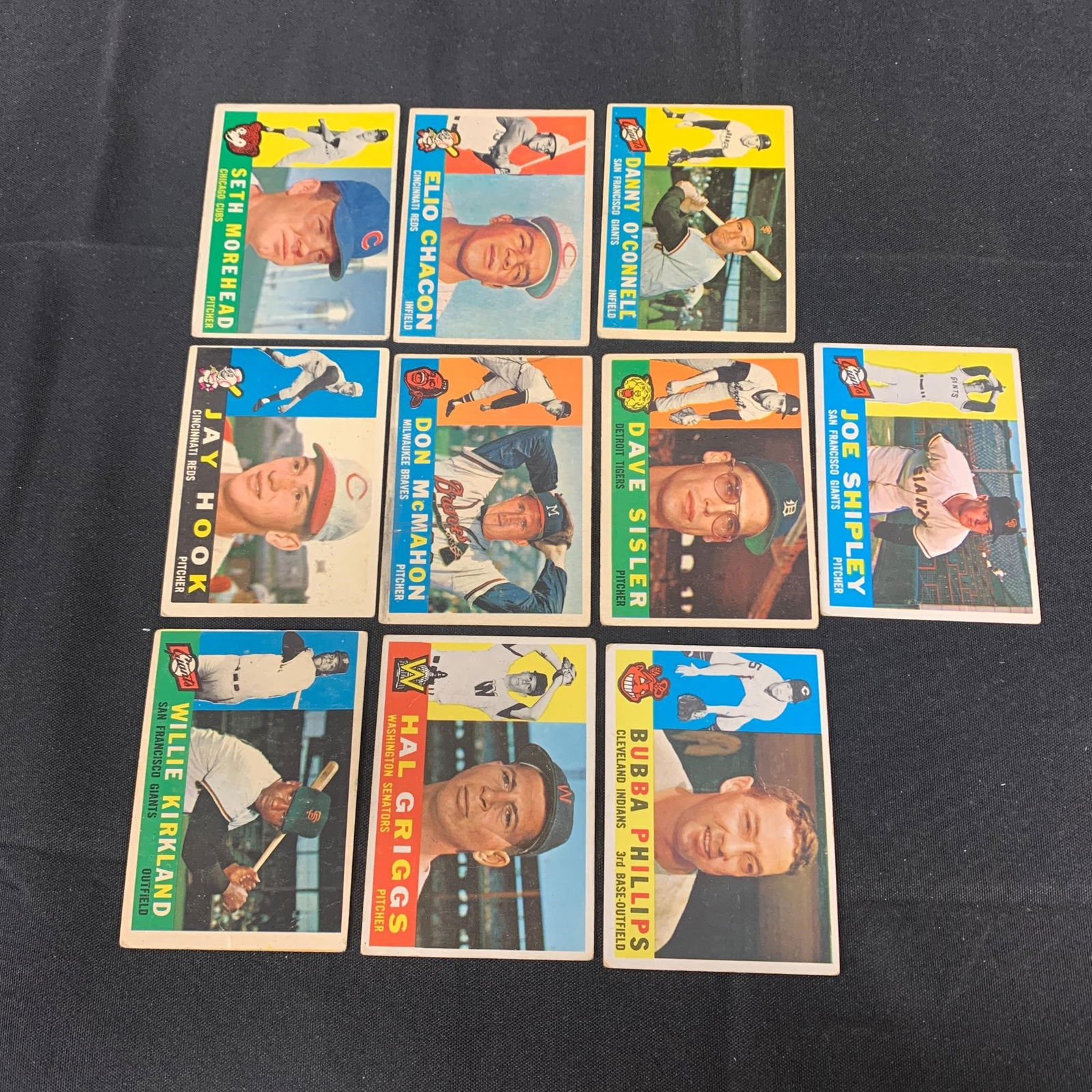 1960 Topps Baseball Cards, Hal Griggs (1 of 2)