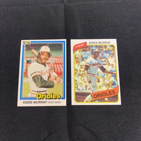Eddie Murray 1980, 81 Topps