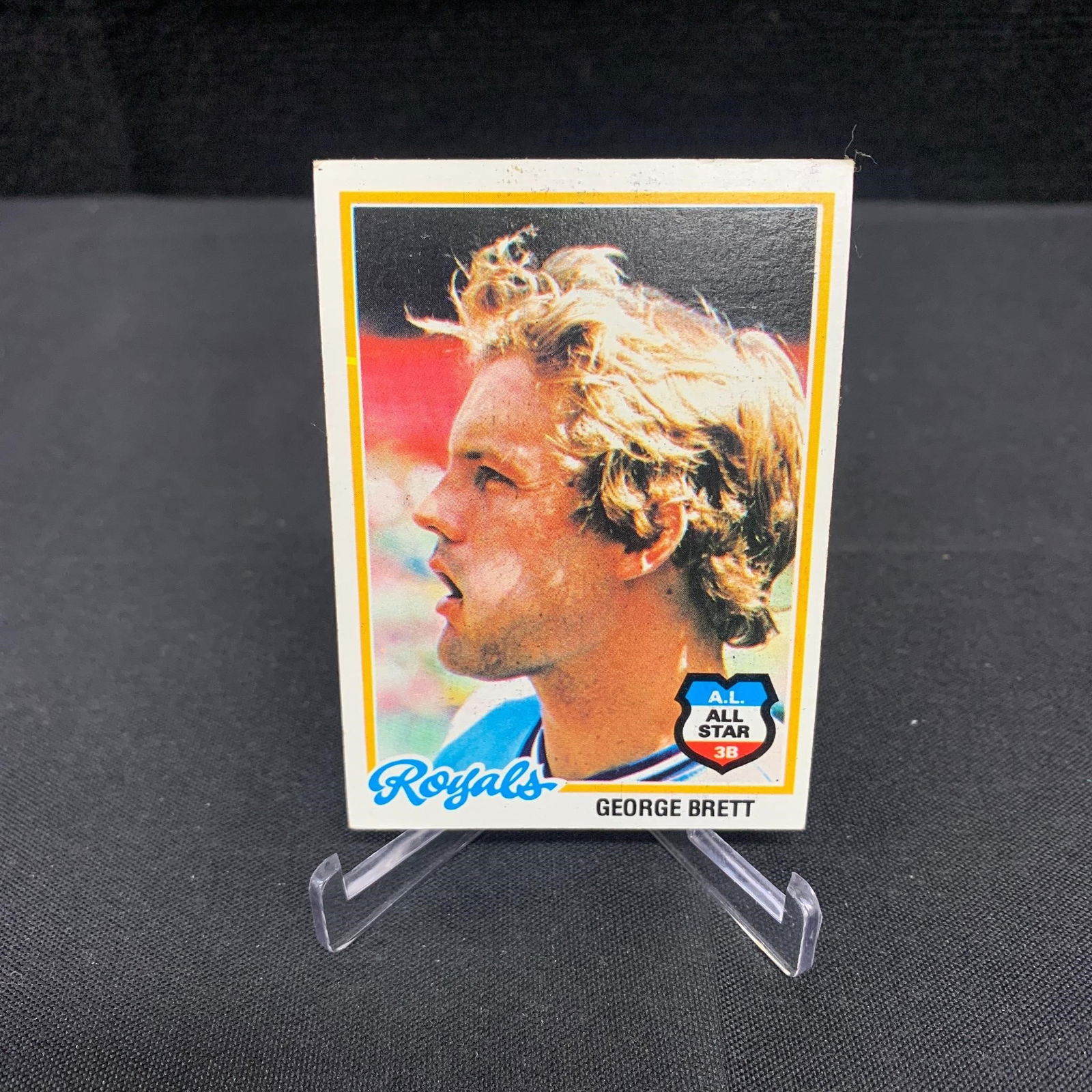 George Brett All Star Baseball Card (1 of 2)