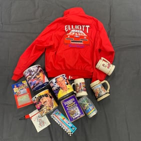 NASCAR Collectibles, Mugs, Jacket