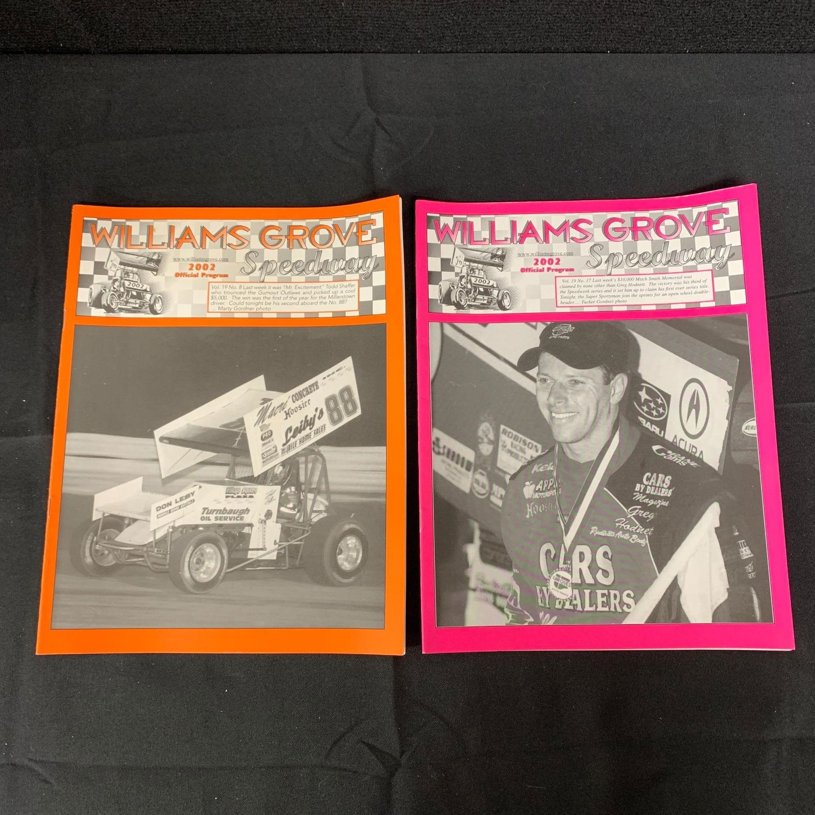 2002 Williams Grove Speedway Programs (1 of 2)