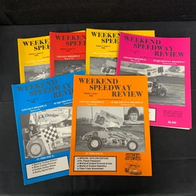 1985 Weekend Speedway Review Official Racing Programs
