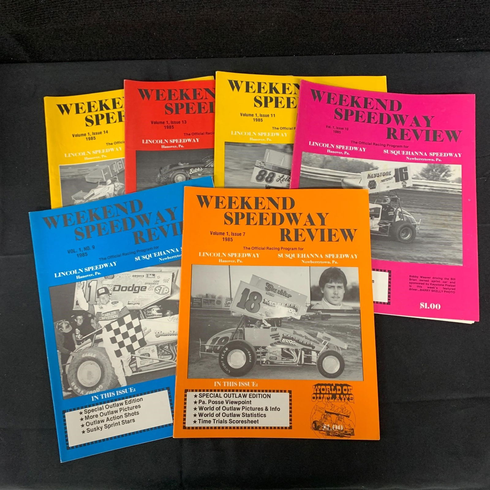 1985 Weekend Speedway Review Official Racing Programs (1 of 1)