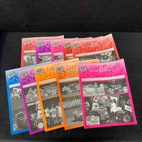 2002 Lincoln Speedway Racing Magzines