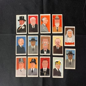 1926 Player's Straight Line Caricatures Cards