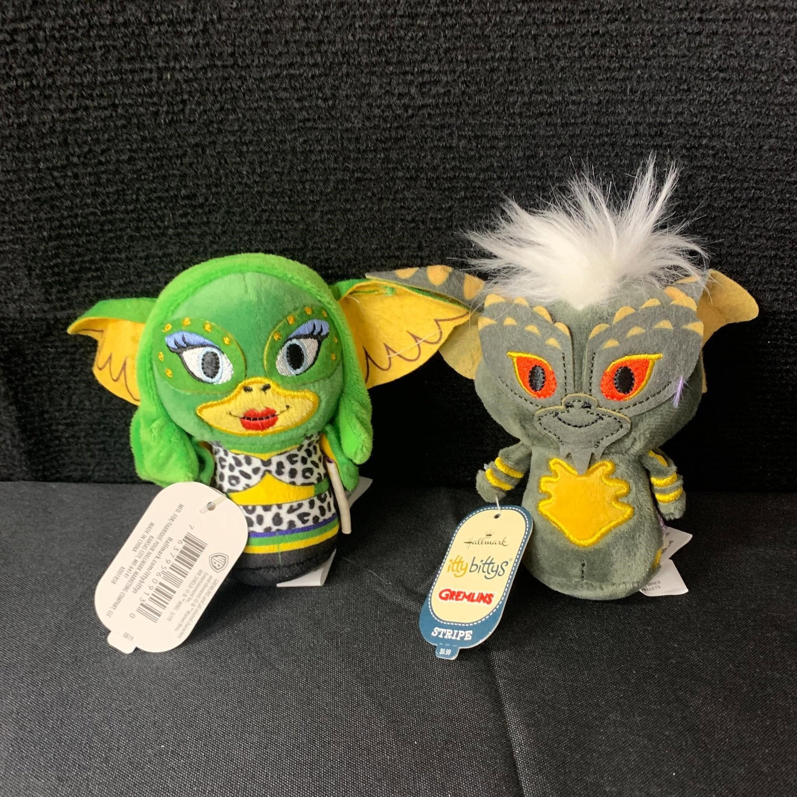 Gremlin Ittybitty plush toys: We are a veteran owned company. Please look at the pictures carefully to determine what you believe the condition of collectible is. We are currently accepting consignments. Email us a aeronhouse1994@