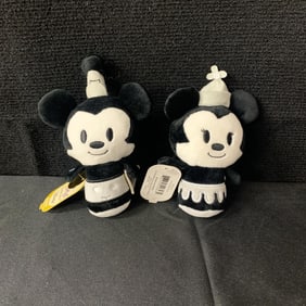 Mickey and Mini Ittybitty Plush toys