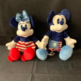 Mickey, Minnie Red White and Blue
