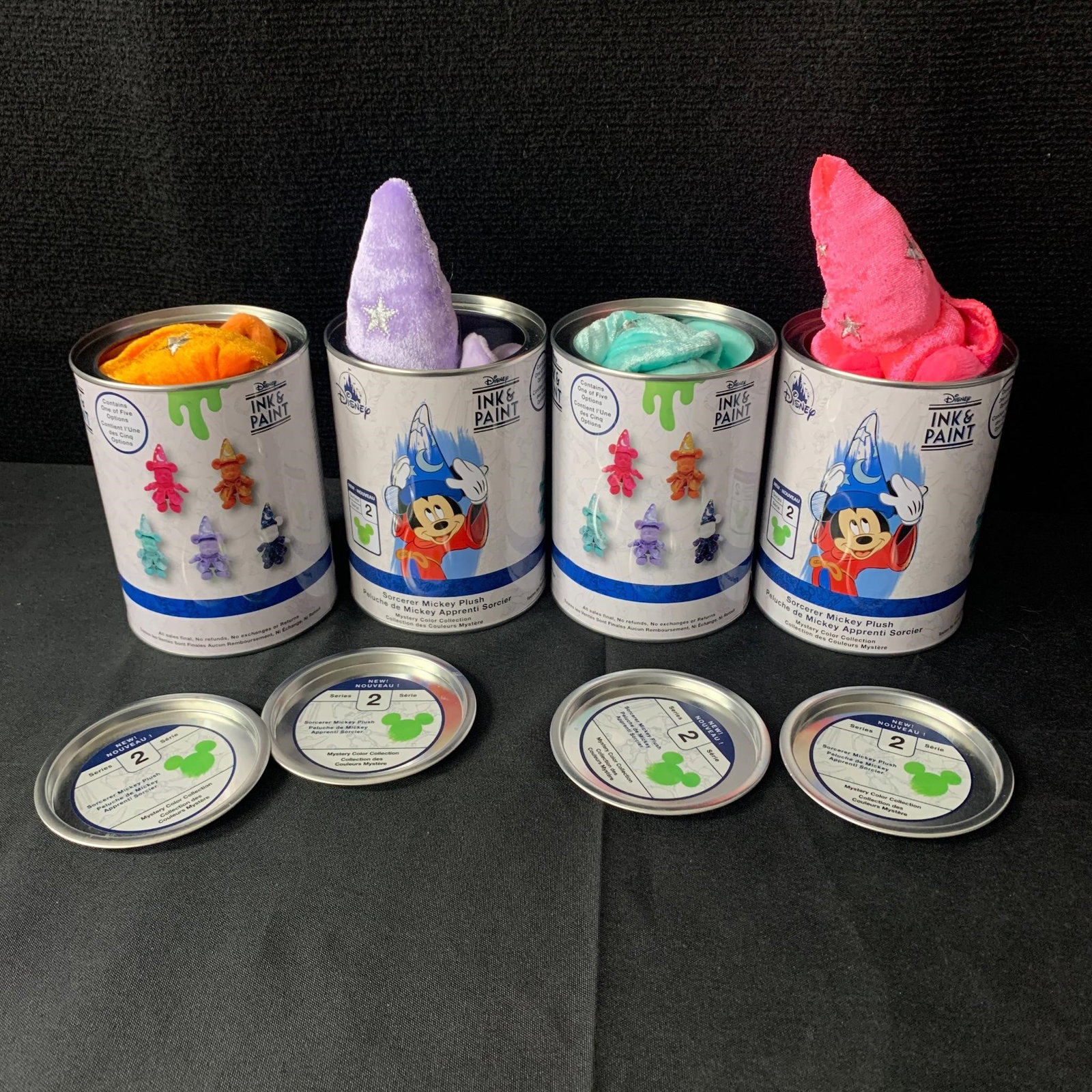 Ink and Pain Mickey mouse cans: We are a veteran owned company. Please look at the pictures carefully to determine what you believe the condition of collectible is. We are currently accepting consignments. Email us a aeronhouse1994@