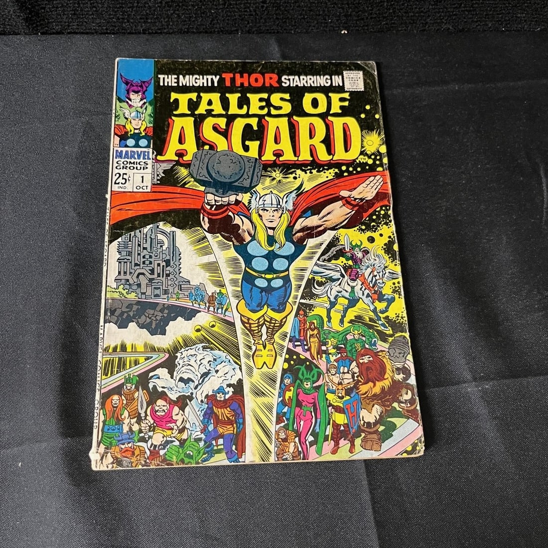 Tales of Asgard 1 Marvel Silver Age Comic: We are a veteran owned company. Please look at the pictures carefully to determine what you believe the condition of collectible is. We are currently accepting consignments. Email us a aeronhouse1994@
