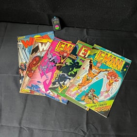 E-man & Warp Bronze Age Comic Lot