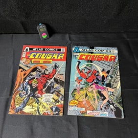 Cougar 1 & 2 Atlas Bronze Age Comics