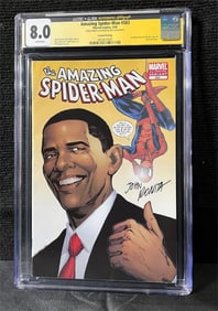 Amazing Spider-man 583 CGC/JSA 8.0 John Romita Sig