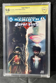 Super Sons 1 Signed by Mattina CBCS 9.8 Comic
