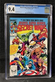 Super-Hero Secret Wars 1 CGC 9.4 Avengers MCU
