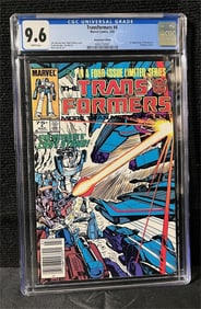 Transformers 4 Newsstand Edition CGC 9.6 Rare!