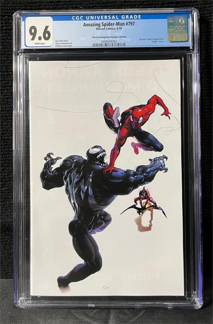Amazing Spider-man 797 CGC 9.6 Crain Virgin Cover (1 of 1)