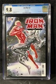 Iron Man 18 Lee Variant Comic CGC 9.8
