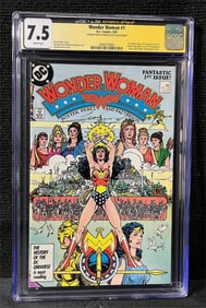 Wonder Woman 1 CGC/JSA George Perez Signed Comic