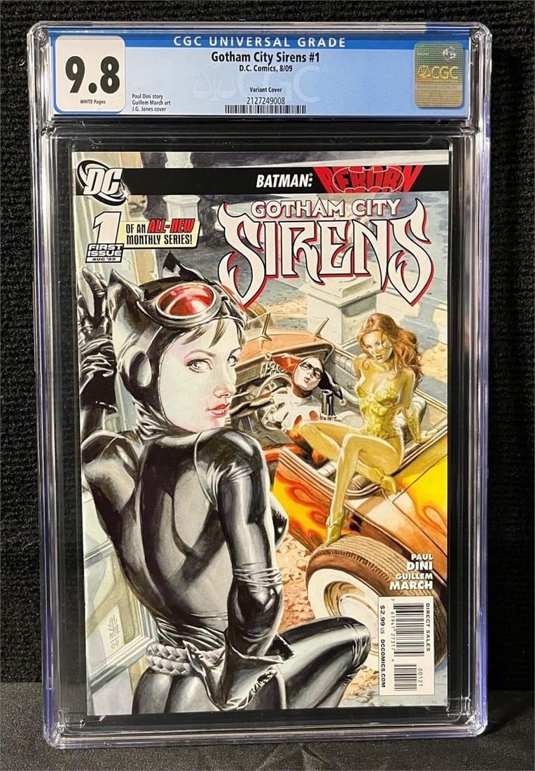 Gotham City Sirens Jones Variant CGC 9.8 Key Issue (1 of 1)