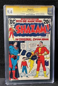 Shazam 1 Denny O'Neil & Jackson Bostwick Signed!!!