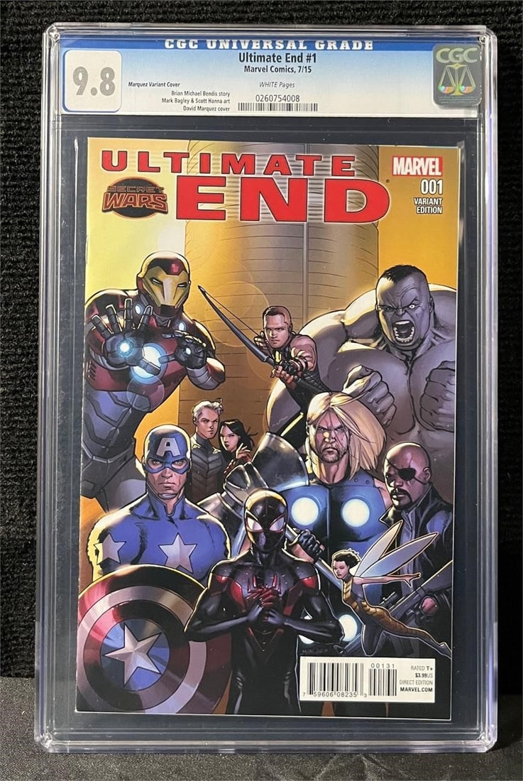 Ultimate End 1 CGC 9.8 Marquez Variant Cover Comic (1 of 1)