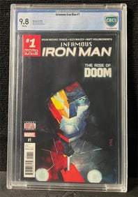 Infamous Iron Man 1 CGCS 9.8 Doom/Iron Man CVR