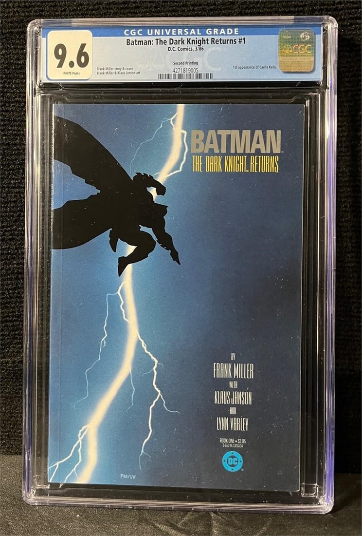Batman Dark Knight Returns 1 2nd Print CGC 9.6 (1 of 1)