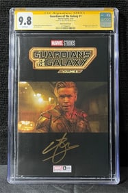 GOTG 1 Movie Variant Signed by Will Poulter CGC