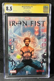 Marvel Premiere 15 Signed by Finn Jones Comic