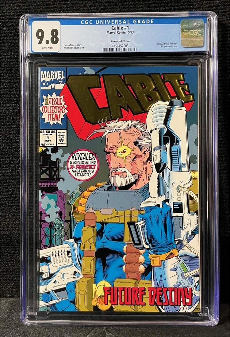 Cable 1 RARE Newsstand Ed. CGC 9.8!: We are a veteran owned company. Please look at the pictures carefully to determine what you believe the condition of collectible is. We are currently accepting consignments. Email us a aeronhouse1994@