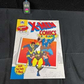 X-men Comics Giant Fold Out Coloring and Trivia