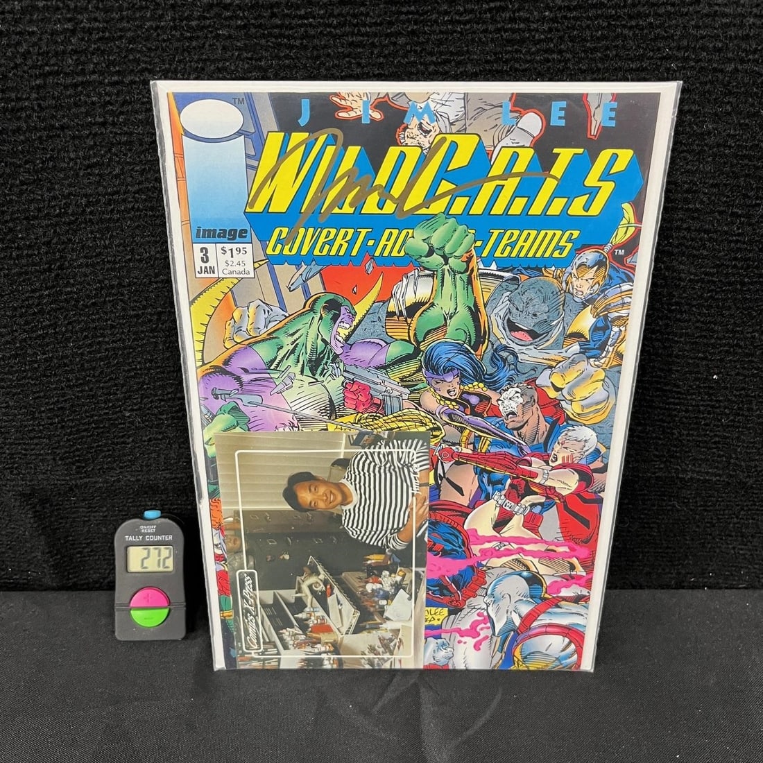 WildCATS 3 Signed by Jim Lee w/ Comic X-Press (1 of 2)