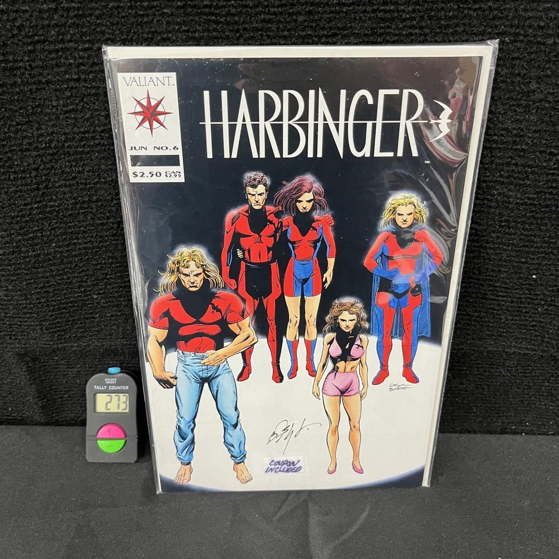 Harbinger 6 Signed by Bob Layton (1 of 2)