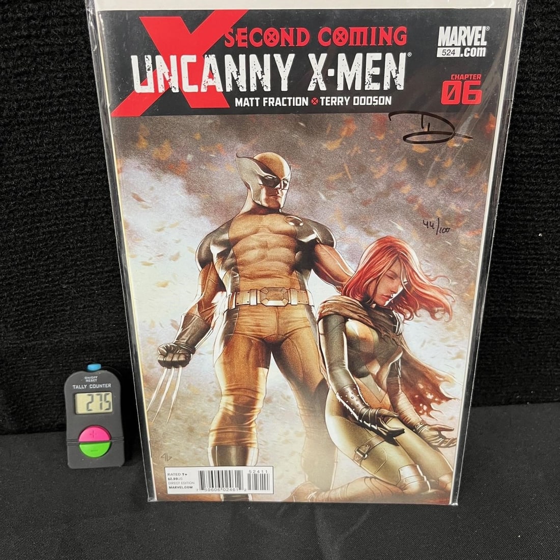 X-men Second Comic 6 Signed by Terry Dodson DF COA (1 of 3)