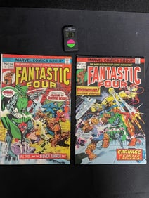 Fantastic Four 156 & 157 Marvel Bronze Age