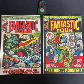 Fantastic Four 124, 125, 126 Marvel Bronze Age