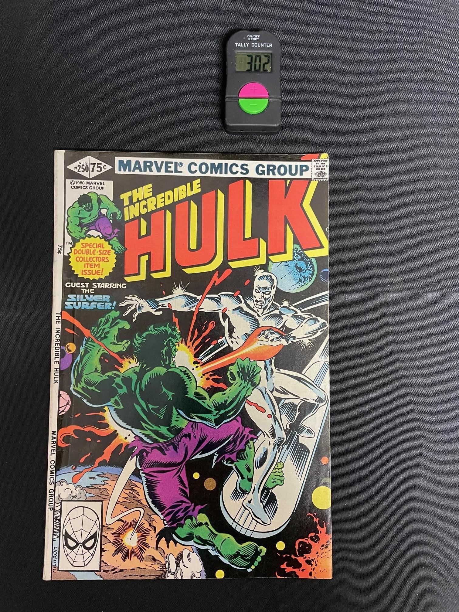 Hulk 250 Hulk Vs. Silver Surfer Marvel Bronze Age (1 of 2)