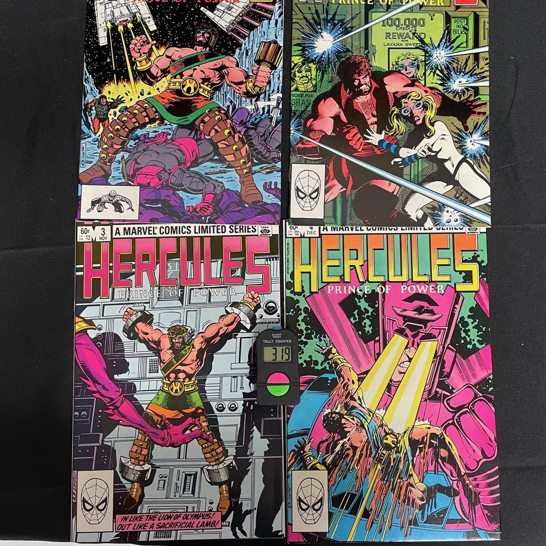 Hercules 1-4 Marvel Bronze Age Mini-Series: We are a veteran owned company. Please look at the pictures carefully to determine what you believe the condition of collectible is. We are currently accepting consignments. Email us a aeronhouse1994@