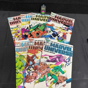 Marvel Universe Delux Edition 1-7 Comics