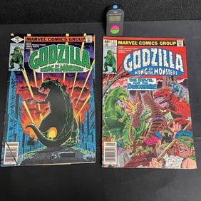 Godzilla 22 & 24 Marvel Bronze Age Comics
