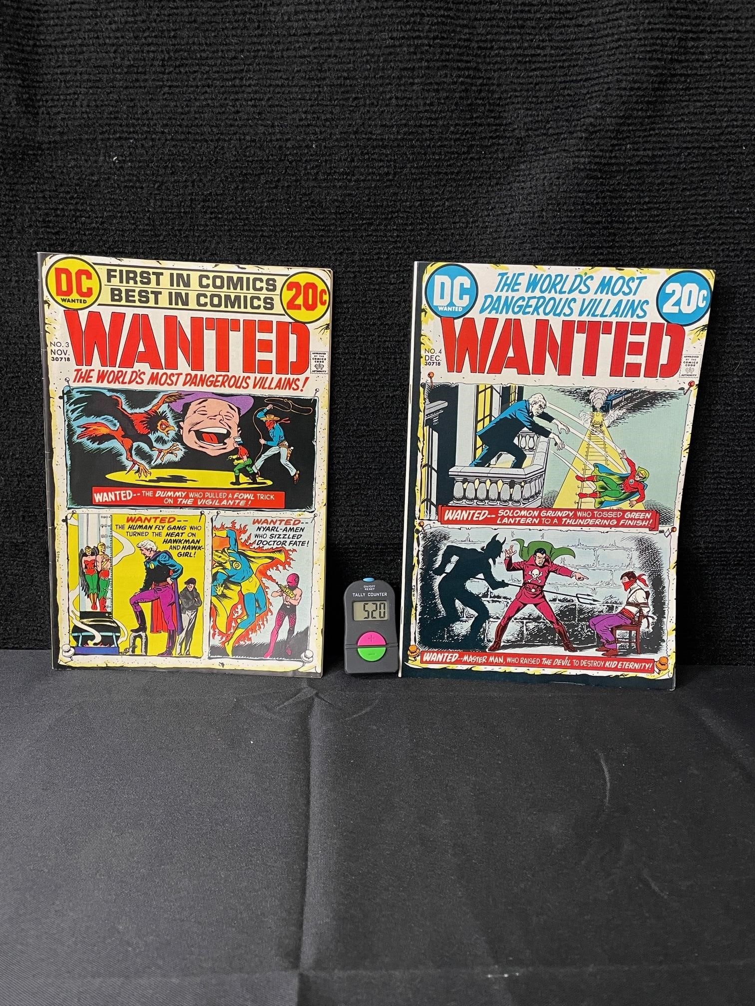 Wanted 3 & 4 DC Bronze Age Comics (1 of 1)