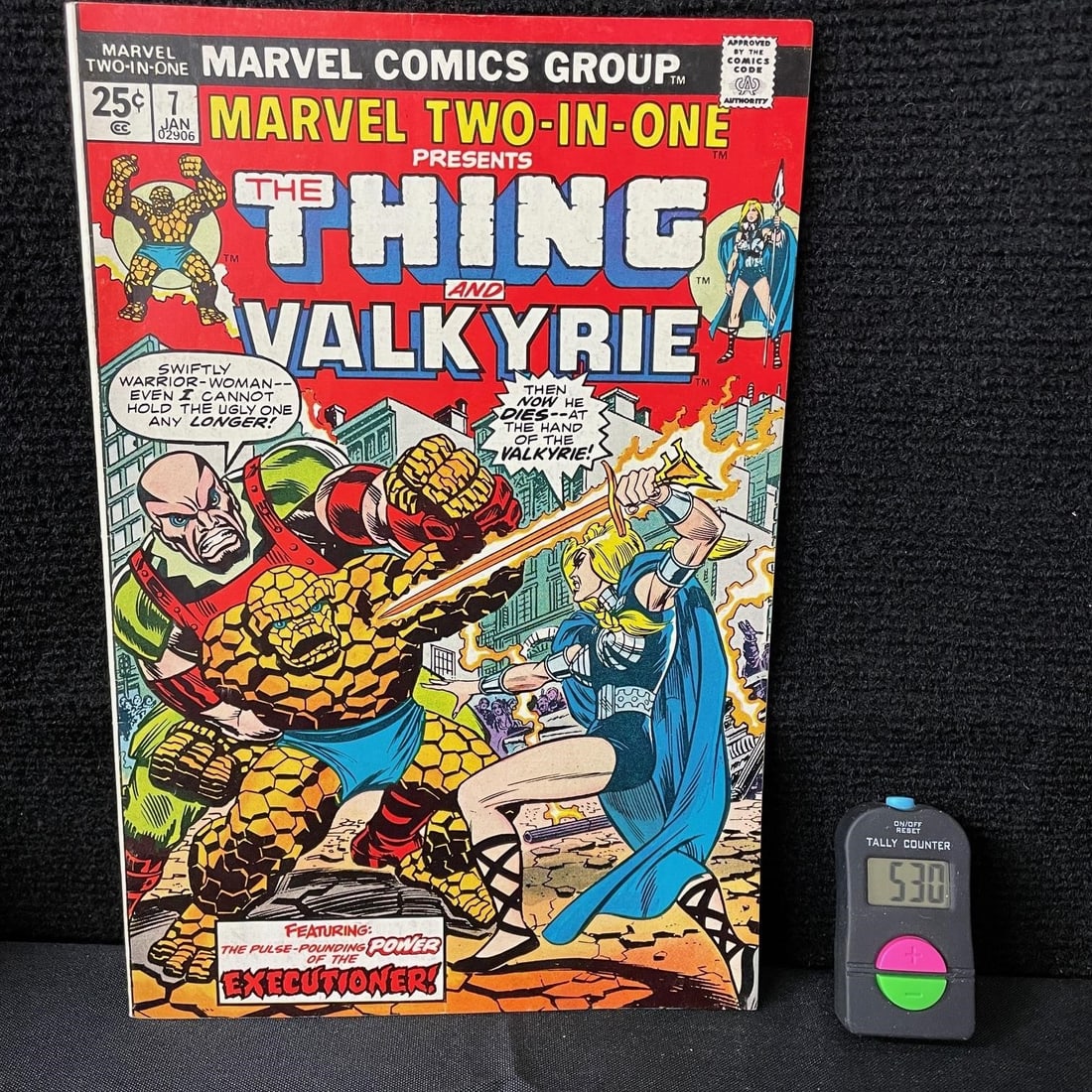 Marvel Two in One 7 Thing & Valkyrie Comic (1 of 2)