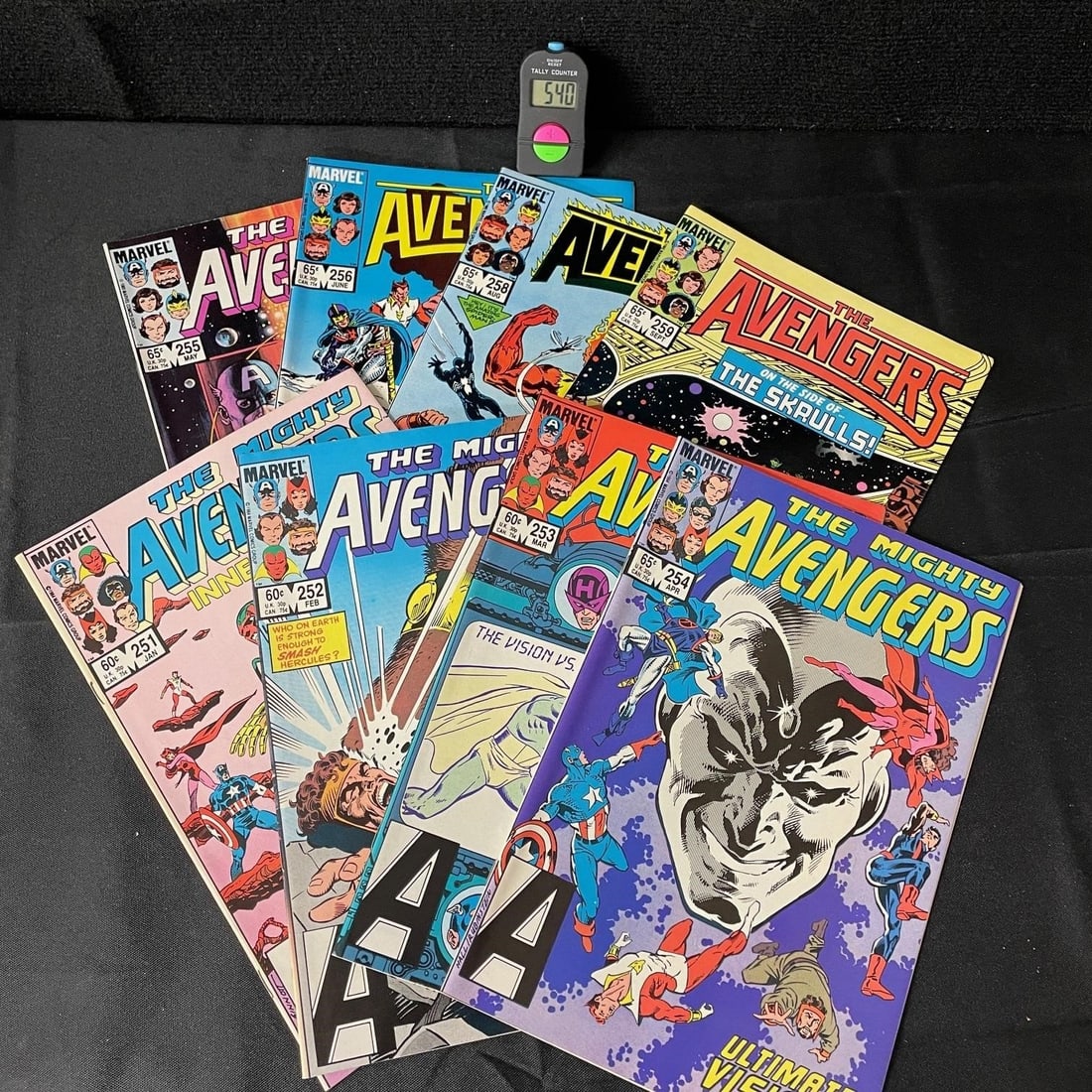 Avengers Copper Age Comics in the 250's (1 of 2)