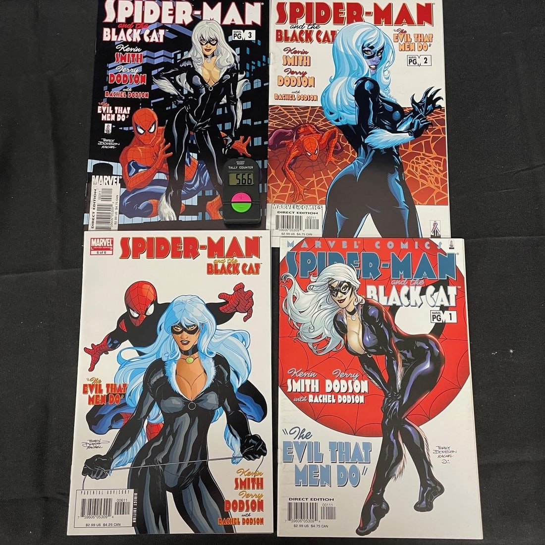 Spider-man & The Black Cat Series Comics: We are a veteran owned company. Please look at the pictures carefully to determine what you believe the condition of collectible is. We are currently accepting consignments. Email us a aeronhouse1994@