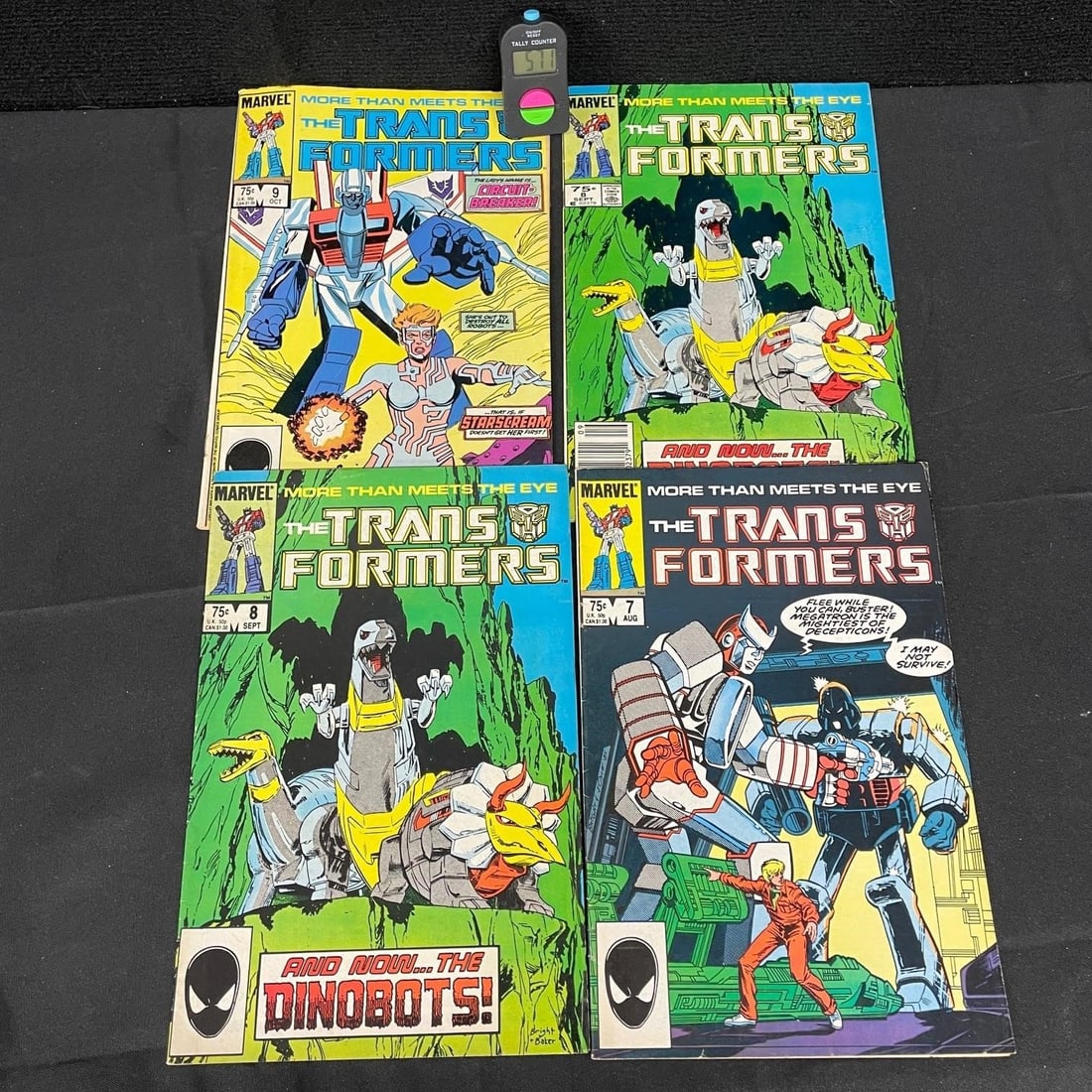 Transformers 5,7,8,9 Marvel Comics 1st Series (1 of 2)